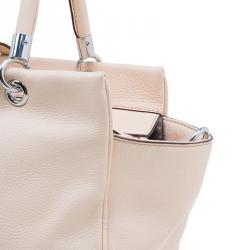 Pre Owned Marc by Marc Jacobs Nude Leather Bentley Too Hot To Handle Tote