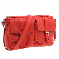 Pre Owned Marc by Marc Jacobs Red Leather Werdie Camera Crossbody Bag