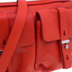 Pre Owned Marc by Marc Jacobs Red Leather Werdie Camera Crossbody Bag