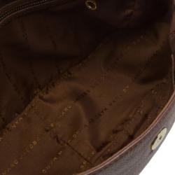 Pre Owned حقيبة مارك باي مارك جاكوبس تو هوت تو هاندل جلد بني ثنائي اللون للكتف