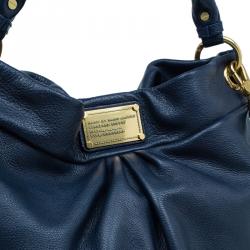 Pre Owned حقيبة كتف مارك باي مارك جاكوبس هيود كيو هيلير جلد أزرق