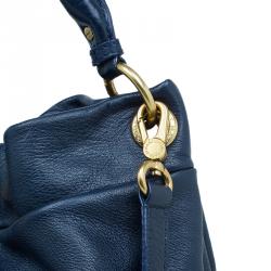 Pre Owned حقيبة كتف مارك باي مارك جاكوبس هيود كيو هيلير جلد أزرق