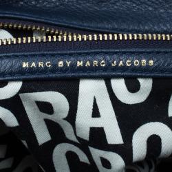 Pre Owned حقيبة كتف مارك باي مارك جاكوبس هيود كيو هيلير جلد أزرق