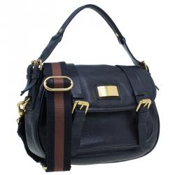 مملوكة مسبقًا حقيبة كروس مارك باي مارك جاكوبس صوفيا جلد أسود