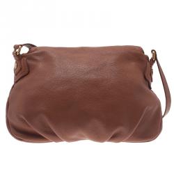 Pre Owned حقيبة كروس مارك باي مارك جاكوبس كلاسيك كيو ناتاشا جلد بني