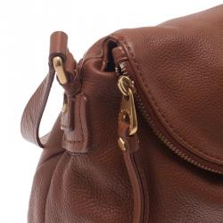 Pre Owned حقيبة كروس مارك باي مارك جاكوبس كلاسيك كيو ناتاشا جلد بني