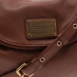 Pre Owned حقيبة كروس مارك باي مارك جاكوبس كلاسيك كيو ناتاشا جلد بني