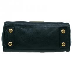 Pre Owned Marc by Marc Jacobs Black Leather Small Too Hot To Handle Tote Bag