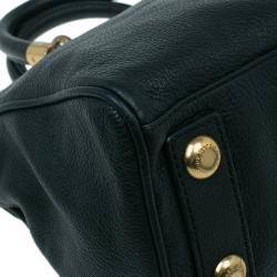 Pre Owned Marc by Marc Jacobs Black Leather Small Too Hot To Handle Tote Bag