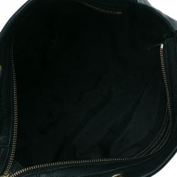 Pre Owned Marc by Marc Jacobs Black Leather Small Too Hot To Handle Tote Bag