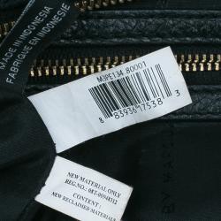 Pre Owned Marc by Marc Jacobs Black Leather Small Too Hot To Handle Tote Bag