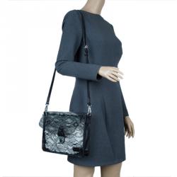 مملوكة مسبقًا حقيبة تابلت مارك باي مارك جاكوبس  دانتيل جلد أسود للكتف