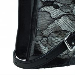 مملوكة مسبقًا حقيبة تابلت مارك باي مارك جاكوبس  دانتيل جلد أسود للكتف