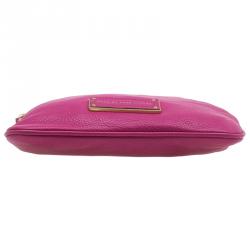 Pre Owned Marc by Marc Jacobs Pink Leather Too Hot To Handle Sia Crossbody Bag