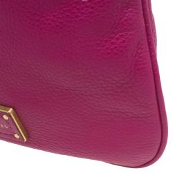Pre Owned Marc by Marc Jacobs Pink Leather Too Hot To Handle Sia Crossbody Bag