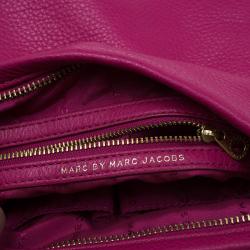 Pre Owned Marc by Marc Jacobs Pink Leather Too Hot To Handle Sia Crossbody Bag