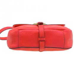 Pre Owned Marc by Marc Jacobs Pink Leather Chain Reaction Calley Crossbody Bag