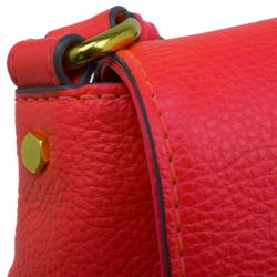 Pre Owned Marc by Marc Jacobs Pink Leather Chain Reaction Calley Crossbody Bag