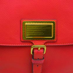 Pre Owned Marc by Marc Jacobs Pink Leather Chain Reaction Calley Crossbody Bag