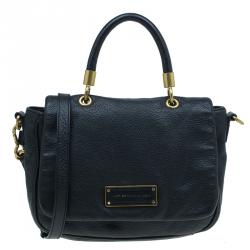 Pre Owned Marc by Marc Jacobs Black Leather Too Hot To Handle Shoulder Bag