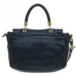 Pre Owned Marc by Marc Jacobs Black Leather Too Hot To Handle Shoulder Bag
