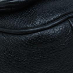 Pre Owned Marc by Marc Jacobs Black Leather Too Hot To Handle Shoulder Bag