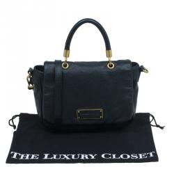 Pre Owned Marc by Marc Jacobs Black Leather Too Hot To Handle Shoulder Bag