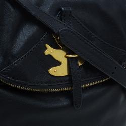 مملوكة مسبقًا حقيبة كروس مارك باي مارك جاكوبس بيتال تو ذي ميتال سيا جلد أسود