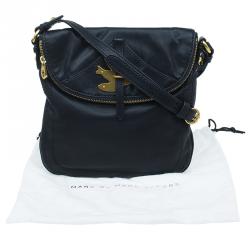 مملوكة مسبقًا حقيبة كروس مارك باي مارك جاكوبس بيتال تو ذي ميتال سيا جلد أسود