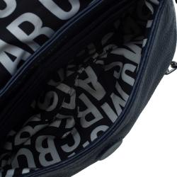 Pre Owned حقيبة كروس مارك باي مارك جاكوبس كلاسيك كيو كارلي جلد أزرق كحلي