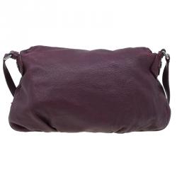 Pre Owned حقيبة كروس مارك باي مارك جاكوبس كلاسيك كيو ناتاشا جلد عنابي 