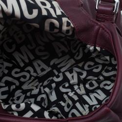 Pre Owned حقيبة كروس مارك باي مارك جاكوبس كلاسيك كيو ناتاشا جلد عنابي 