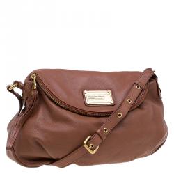 Pre Owned Marc by Marc Jacobs Brown Leather Classic Q Natasha Crossbody Bag