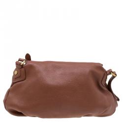Pre Owned Marc by Marc Jacobs Brown Leather Classic Q Natasha Crossbody Bag