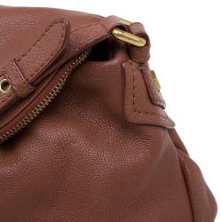 Pre Owned Marc by Marc Jacobs Brown Leather Classic Q Natasha Crossbody Bag