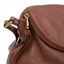 Pre Owned Marc by Marc Jacobs Brown Leather Classic Q Natasha Crossbody Bag