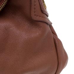Pre Owned Marc by Marc Jacobs Brown Leather Classic Q Natasha Crossbody Bag