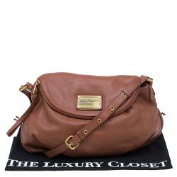 Pre Owned Marc by Marc Jacobs Brown Leather Classic Q Natasha Crossbody Bag