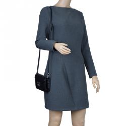 Pre Owned حقيبة كروس مارك باي مارك جاكوبس بيانكا جان أون A ليش جلد أسود