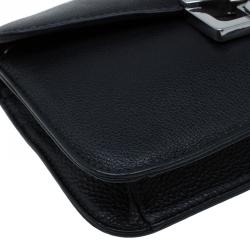 Pre Owned حقيبة كروس مارك باي مارك جاكوبس بيانكا جان أون A ليش جلد أسود