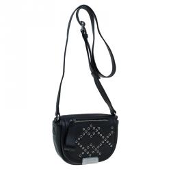 Pre Owned Marc by Marc Jacobs Black Leather Luna Novelty Crossbody Bag