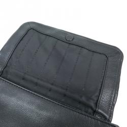 مملوكة مسبقًا Marc by Marc Jacobs Black Leather Too Hot To Handle Percy Flap Shoulder Bag