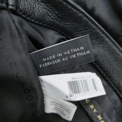 مملوكة مسبقًا Marc by Marc Jacobs Black Leather Too Hot To Handle Percy Flap Shoulder Bag