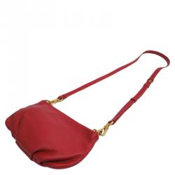 Pre Owned Marc by Marc Jacobs Red Leather Classic Q Percy Crossbody Bag