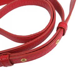 Pre Owned Marc by Marc Jacobs Red Leather Classic Q Percy Crossbody Bag