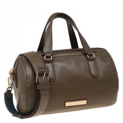 Pre Owned حقيبة يد مارك باي مارك جاكوبس لونا جلد أخضر زيتوني