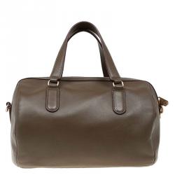 Pre Owned حقيبة يد مارك باي مارك جاكوبس لونا جلد أخضر زيتوني