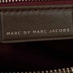 Pre Owned حقيبة يد مارك باي مارك جاكوبس لونا جلد أخضر زيتوني