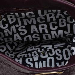 Pre Owned حقيبة هوبو مارك باي مارك جاكوبس كلاسيك كيو هيلير جلد عنابي