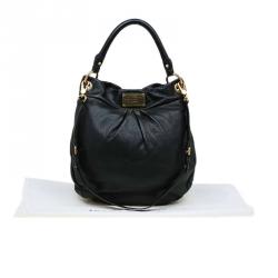 Pre Owned Marc by Marc Jacobs Black Leather Marchive Hilli Hobo